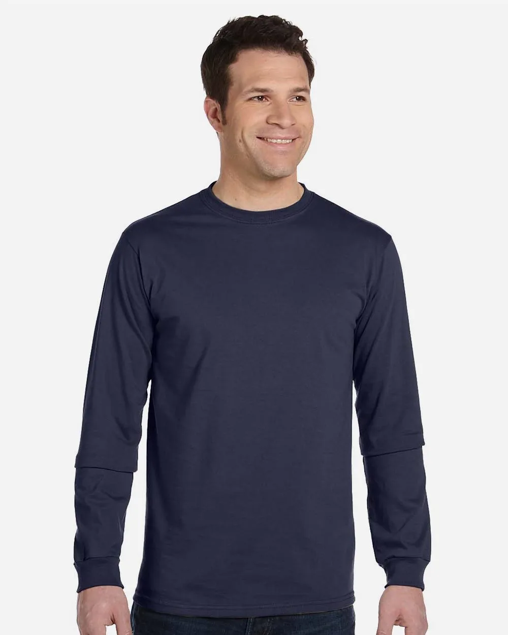 Econscious Unisex Eco Jersey Pullover Hooded Long Sleeve T-Shirt view 2