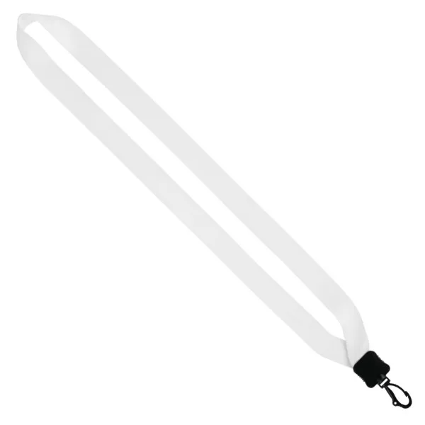 3/4" Dye-Sublimated Lanyard with Plastic Clamshell and Plastic Swivel Snap view 2