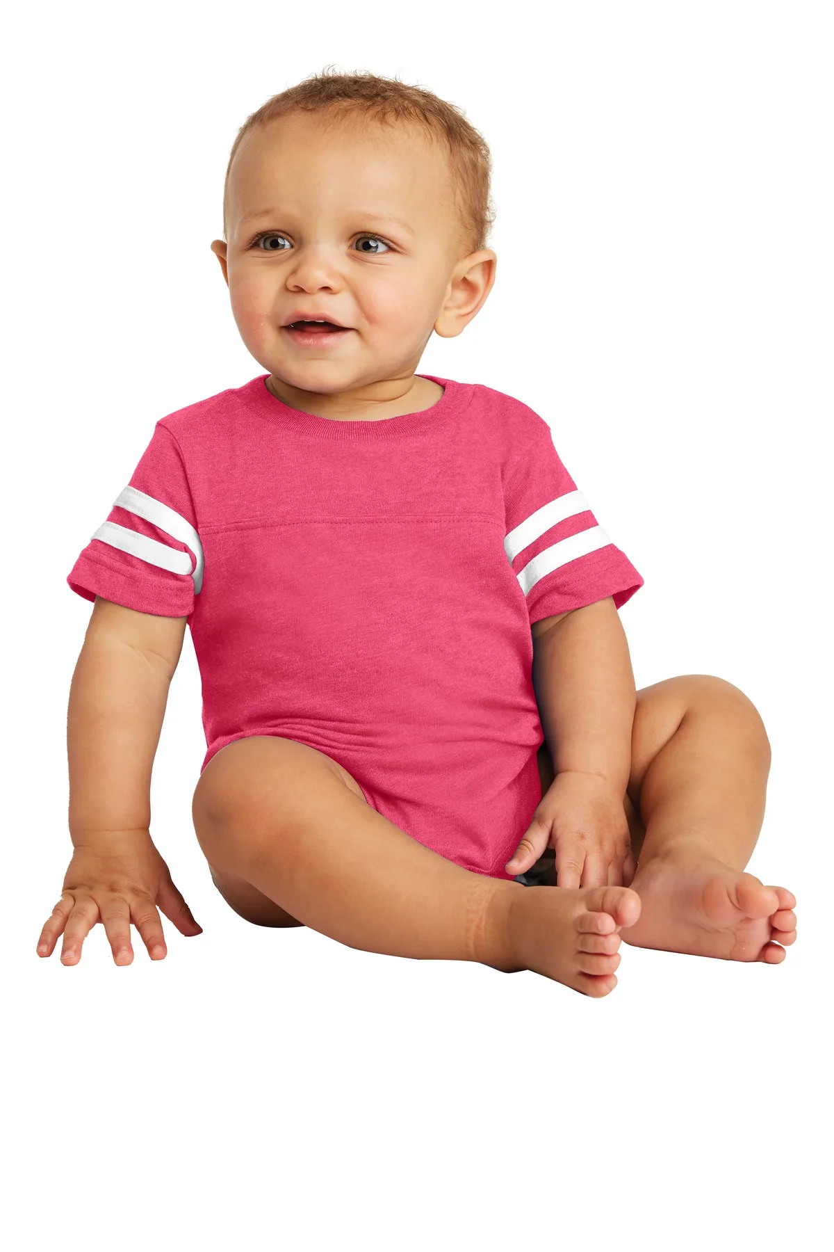 Rabbit Skins™ Infant Football Fine Jersey Bodysuit.