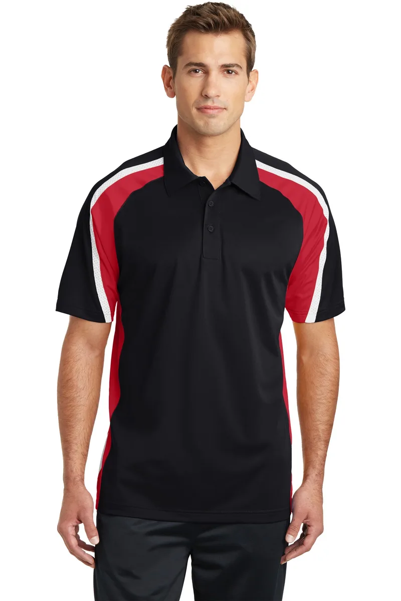 Sport-Tek® Tricolor Micropique Sport-Wick® Polo.