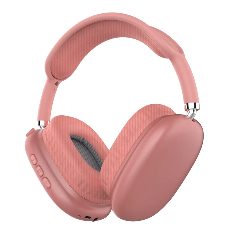 Supersonic High Performance Wireless Headphones W/ Radio & Mic Rose Gold