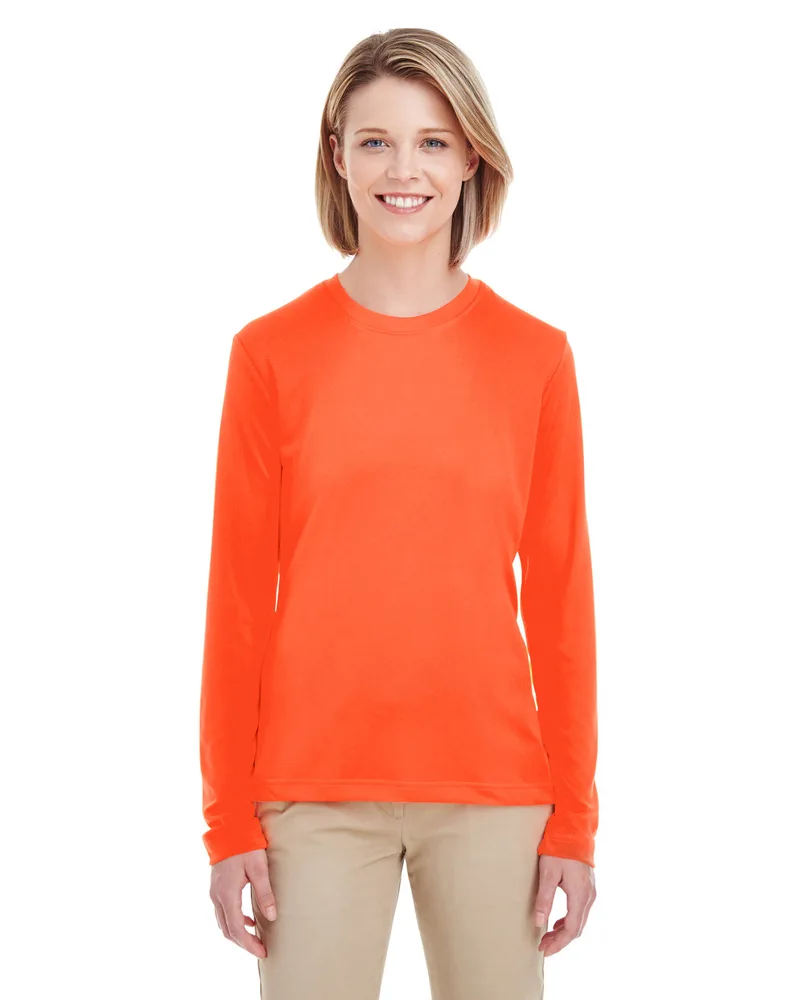 ULTRACLUB Ladies' Cool & Dry Performance Long-Sleeve Top view 2
