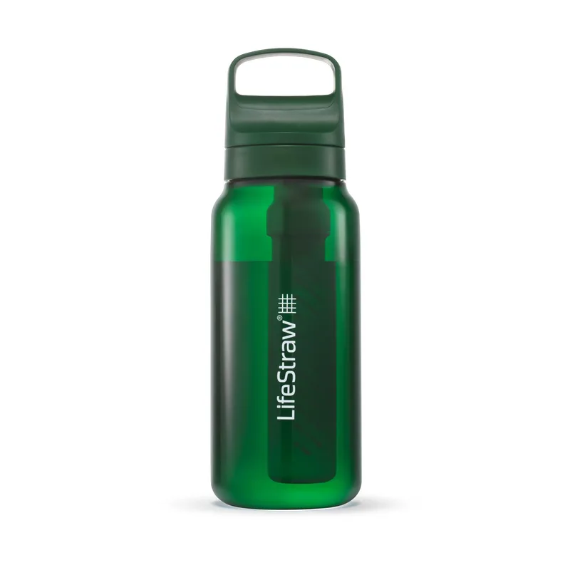 Lifestraw Go 1L Water Filter Bottle W/ Tritan Renew Terrace Green