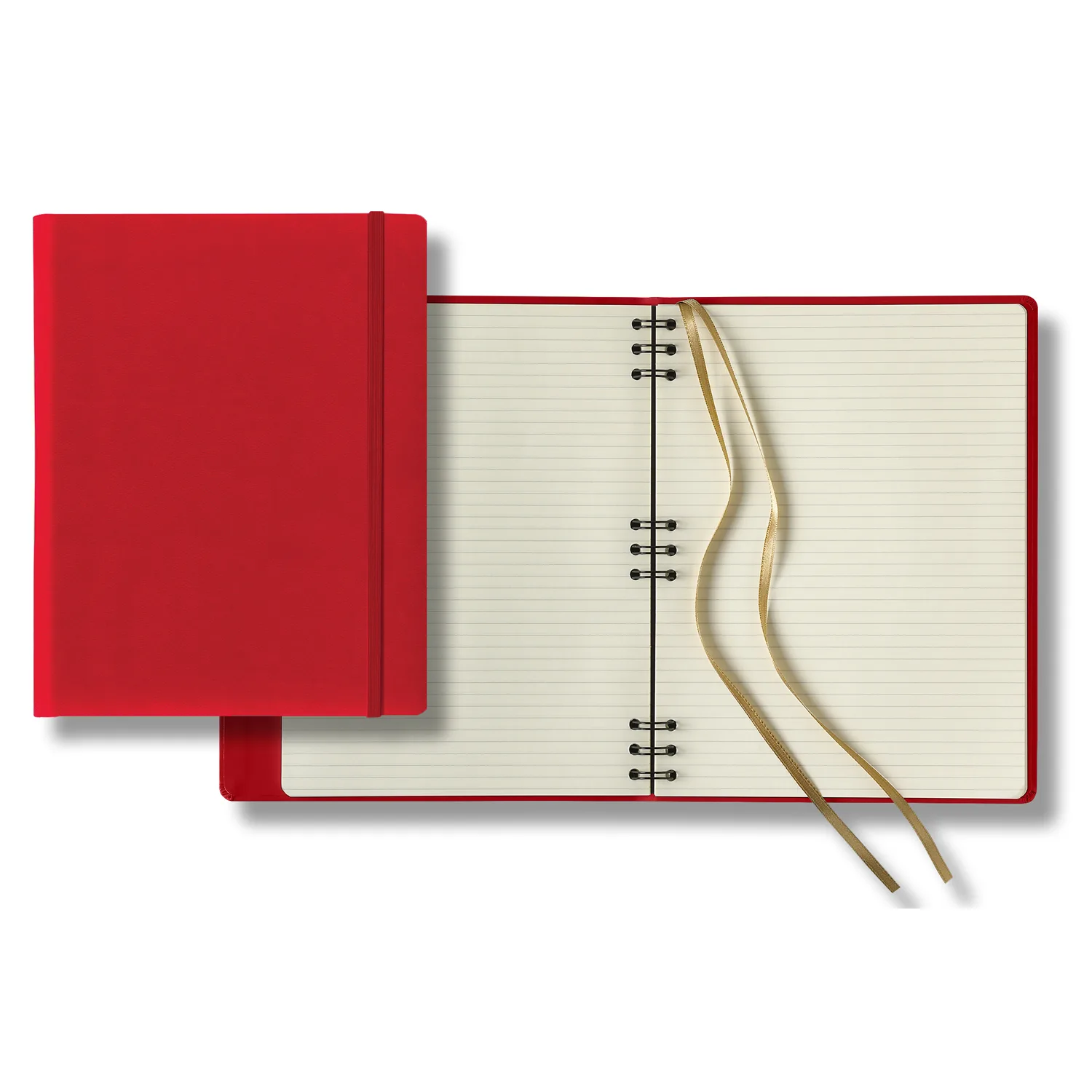 Castelli Tucson Hybrid Grande Lined Ivory Page Journal view 2