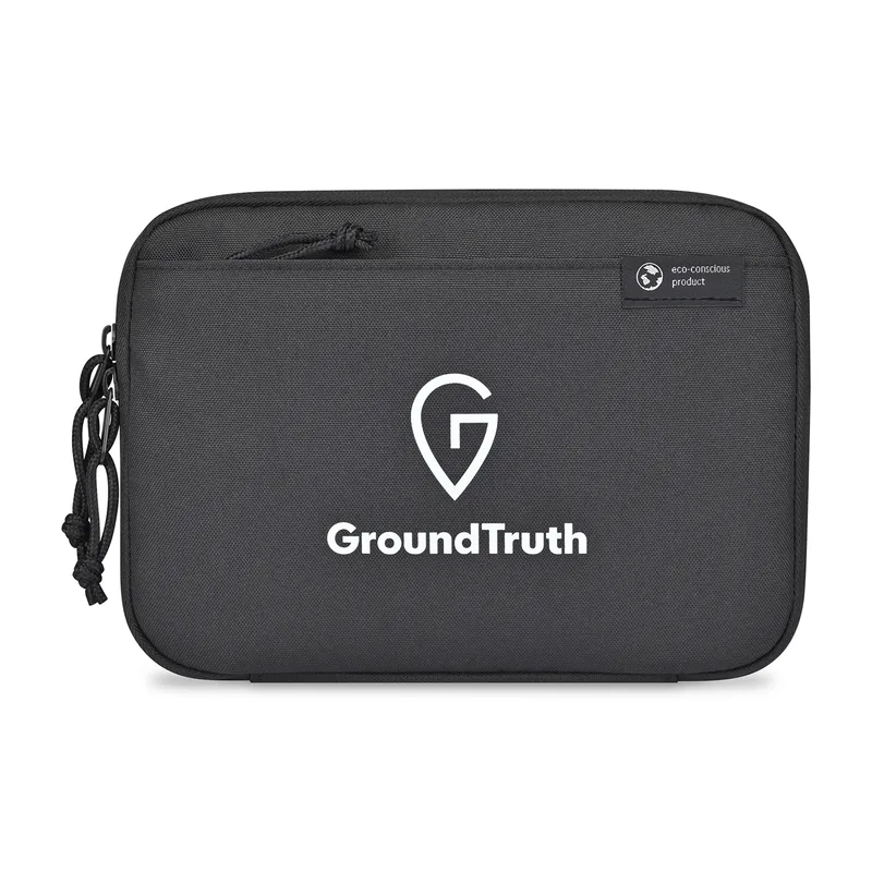 Renew AWARE™ rPET Slim Tech Organizer - Black