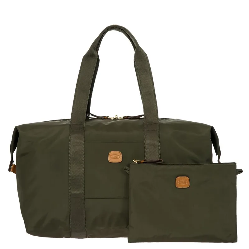 Bric's X-Bag 18" Folding Duffle Bag - Olive Green