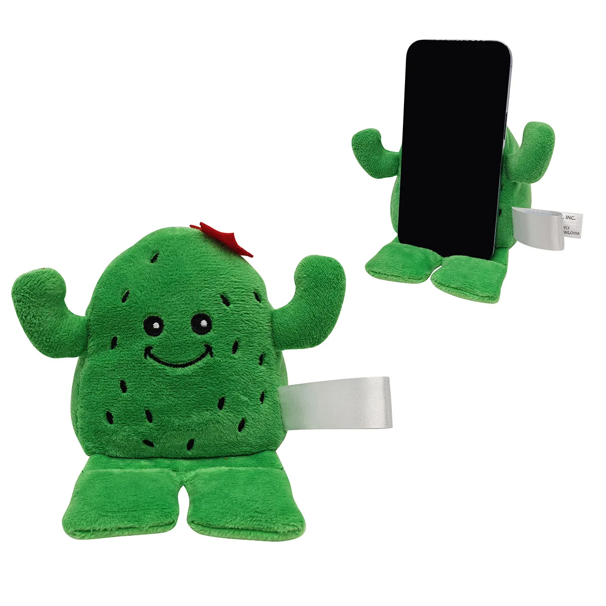 Phone Pals™ Weighted Plush Phone Holder - Cactus view 2