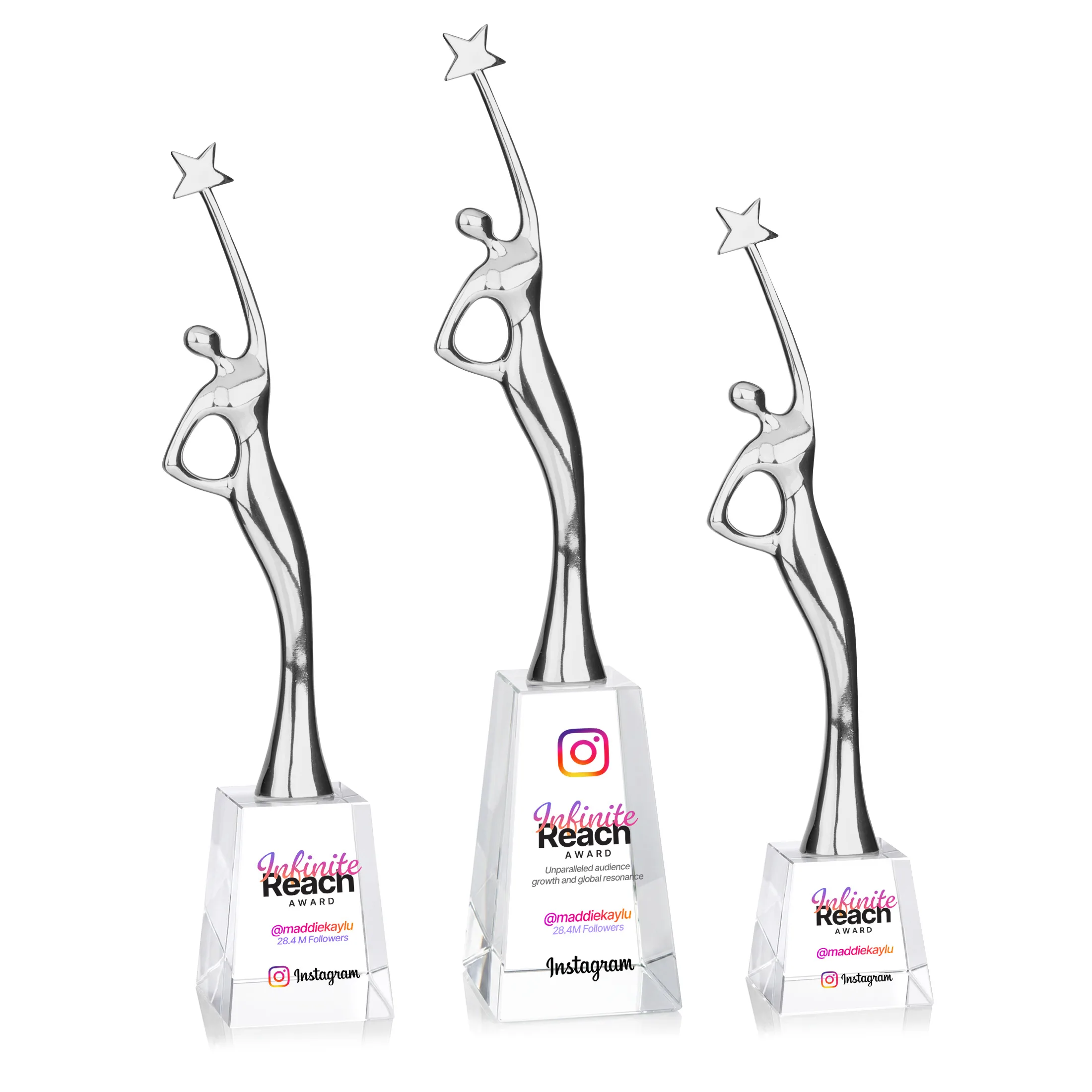 VividPrint™, Silver, Clear