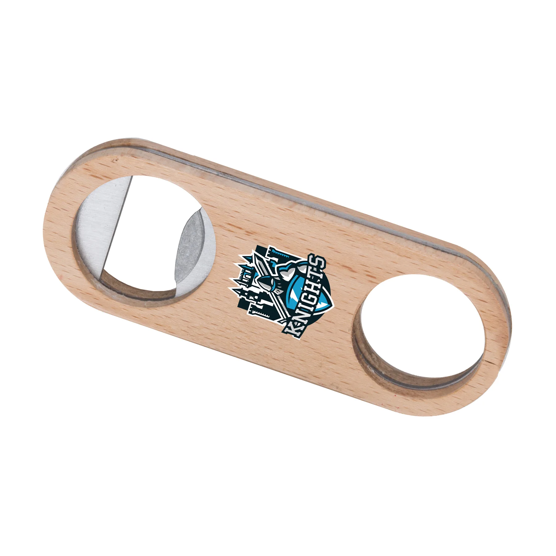 Mini Wood Paddle Bottle Opener view 3