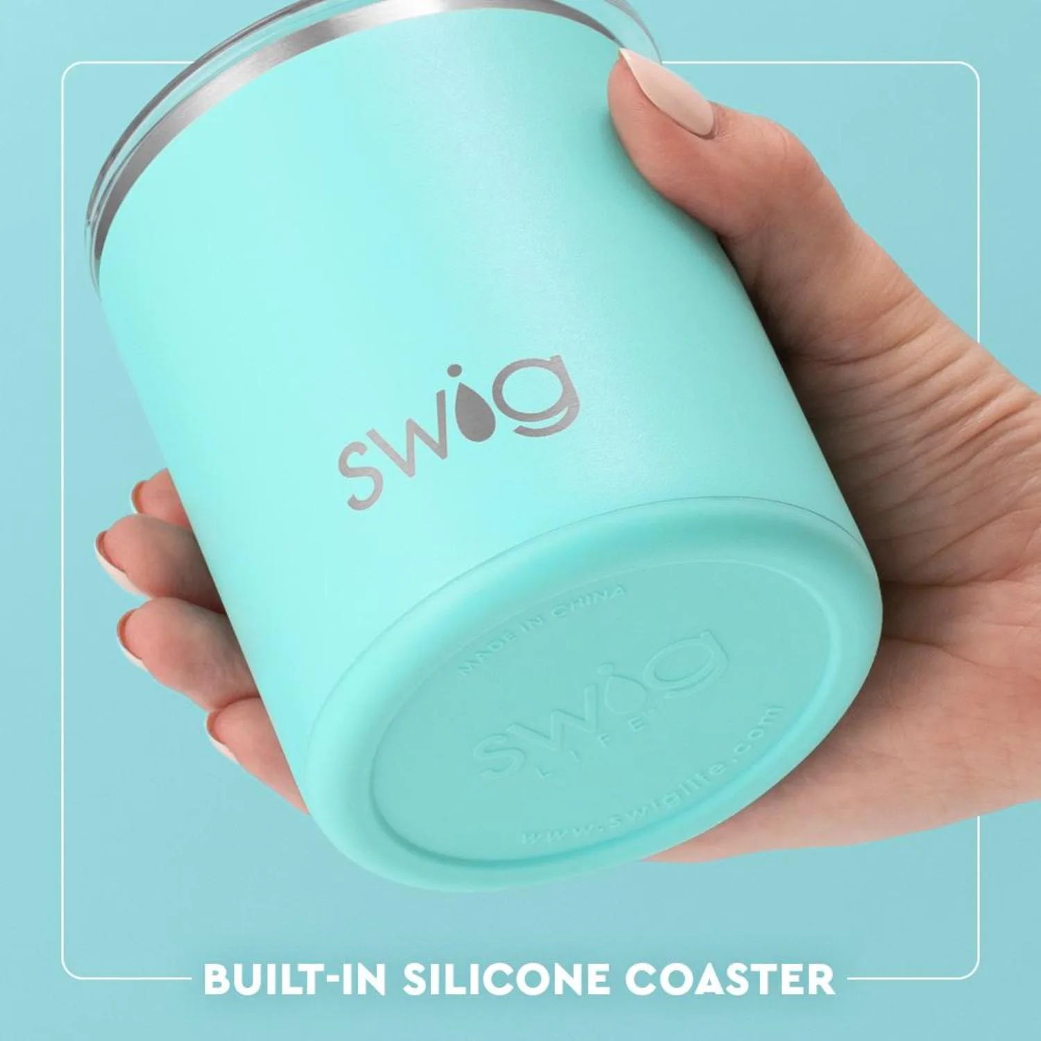 12 oz SWIG® Golf Ball Stainless Steel Insulated Lowball Tumbler view 6