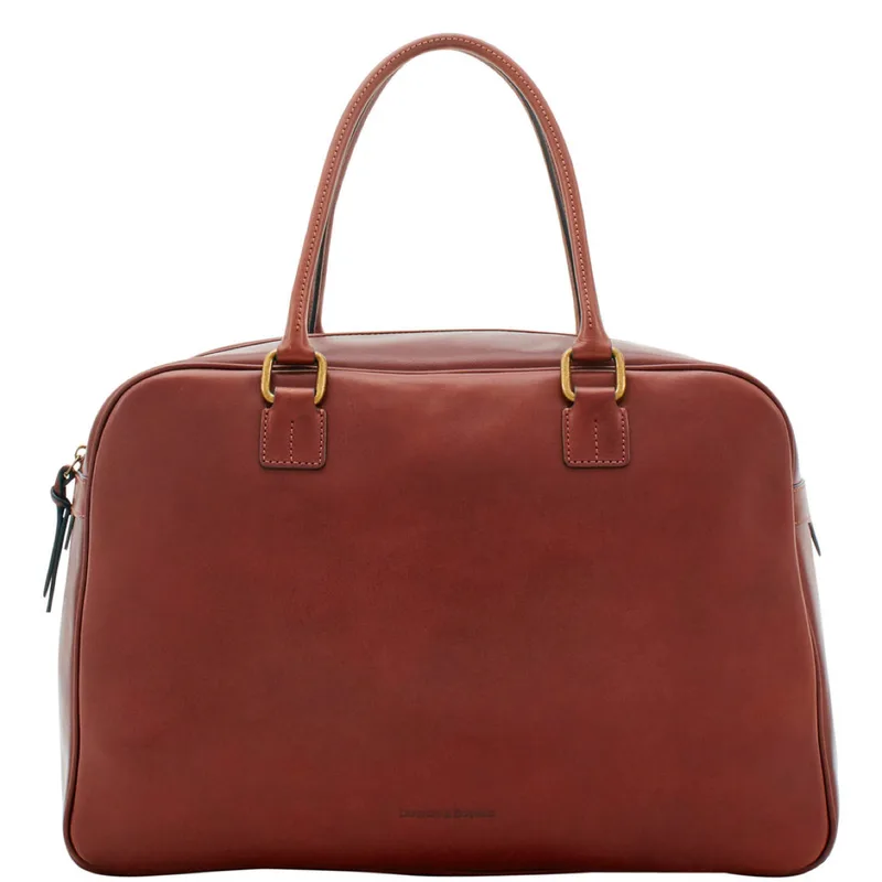 Dooney & Bourke Florentine Bowler Duffle Bag - Chestnut Brown