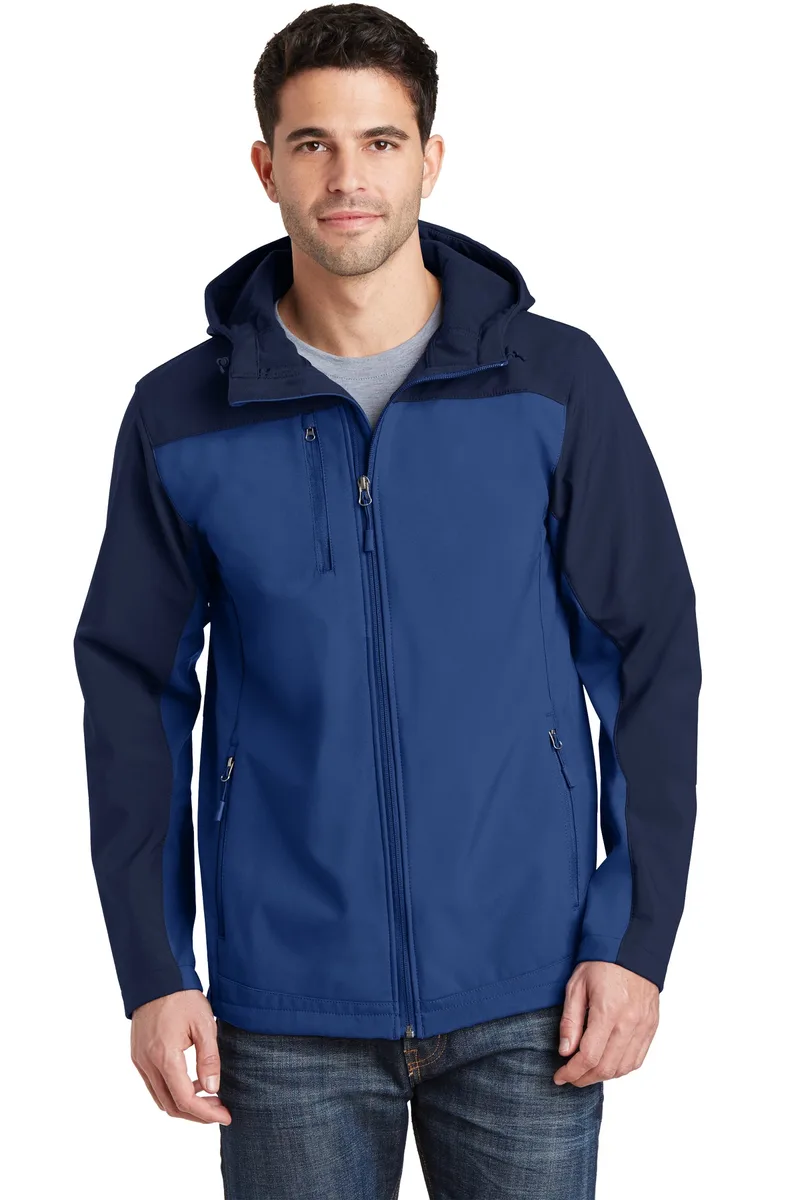 Port Authority® Hooded Core Soft Shell Jacket. view 2