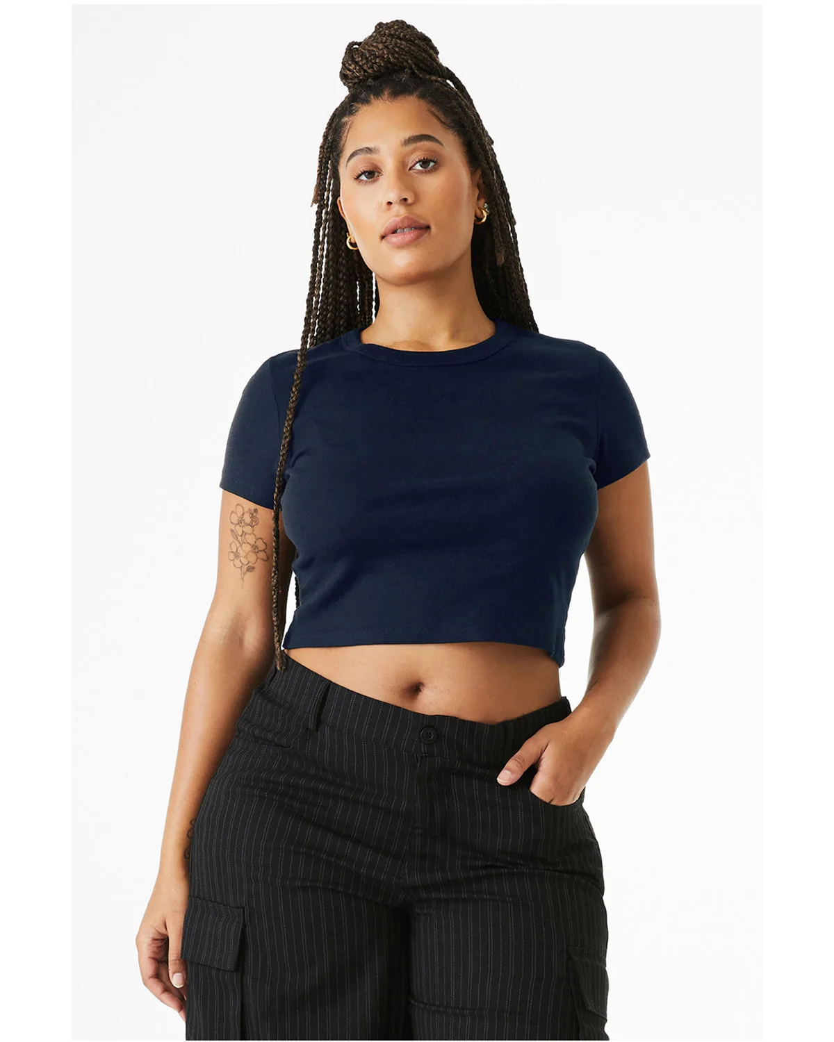 BELLA+CANVAS Ladies' Micro Ribbed Baby T-Shirt view 5