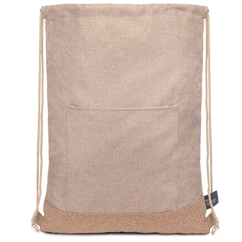 Taylor rPET Drawstring Backpack view 2