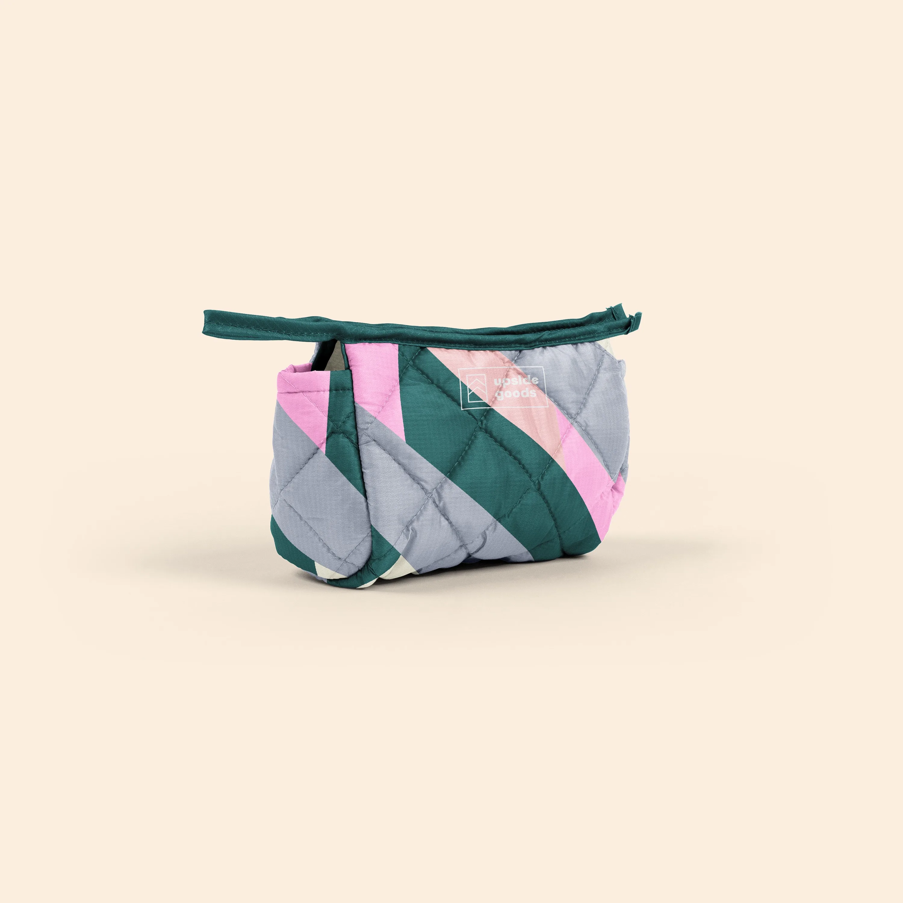 Gray/Green/Pink Logo Angle