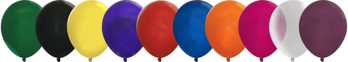 11" USA Fashion Opaque Latex Balloons view 2