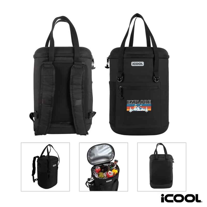 iCOOL Granby 24-Can Cooler Backpack