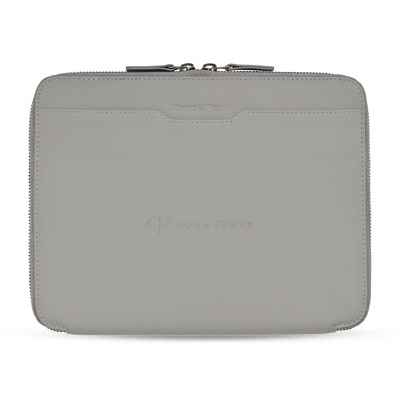 Travis & Wells® Envoy Executive Zipper Close Padfolio - Taupe