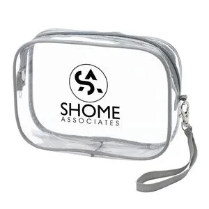 Cyrus Zippered Pouch w/ Handle view 2