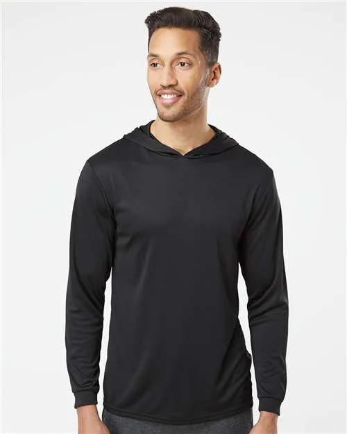 Paragon® Unisex Bahama Performance Hooded Long Sleeve T-Shirt