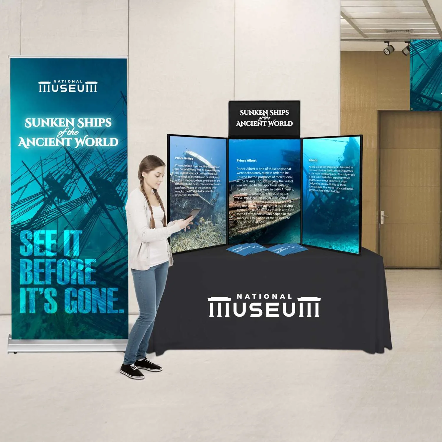 6' Fast Trak Display - Kit C (Full Graphic Panels) view 4