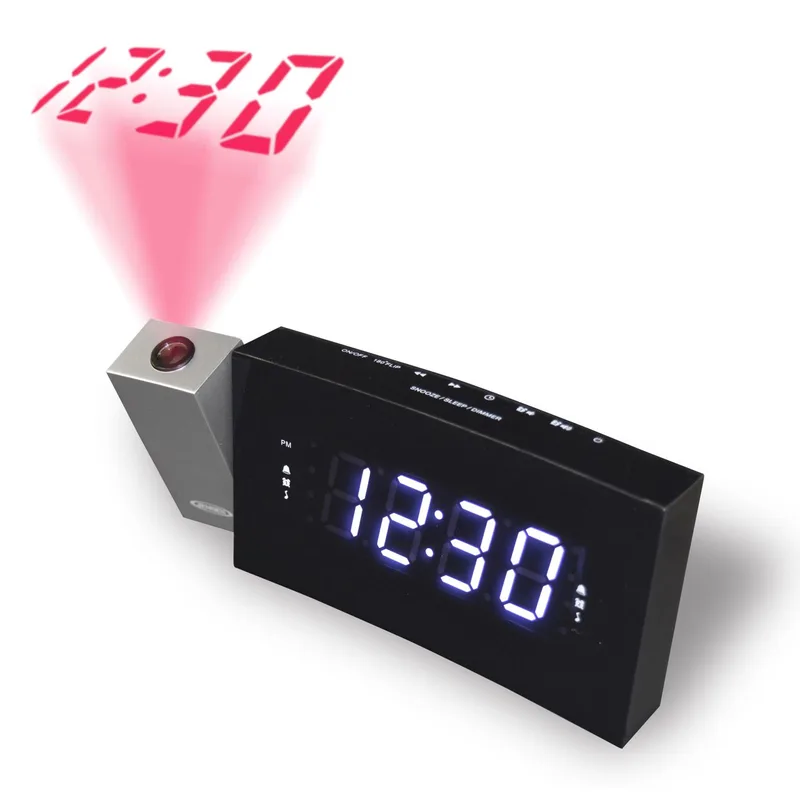 Jensen Audio Digital Dual Alarm Projection Clock Radio