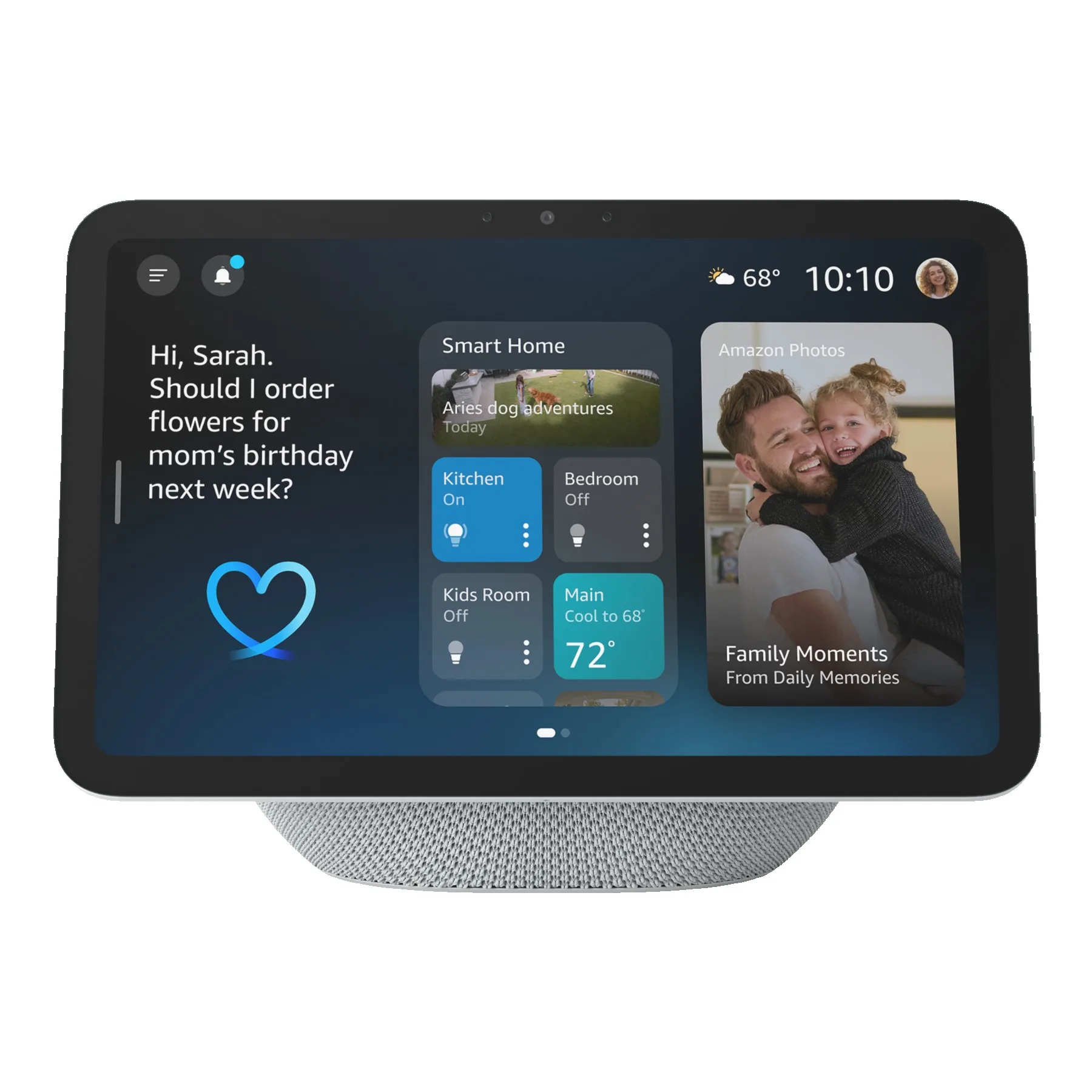 Amazon Echo Show 8 - Glacier White