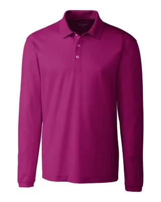 Clique Spin Eco Performance Pique Long Sleeve Mens Polo view 4