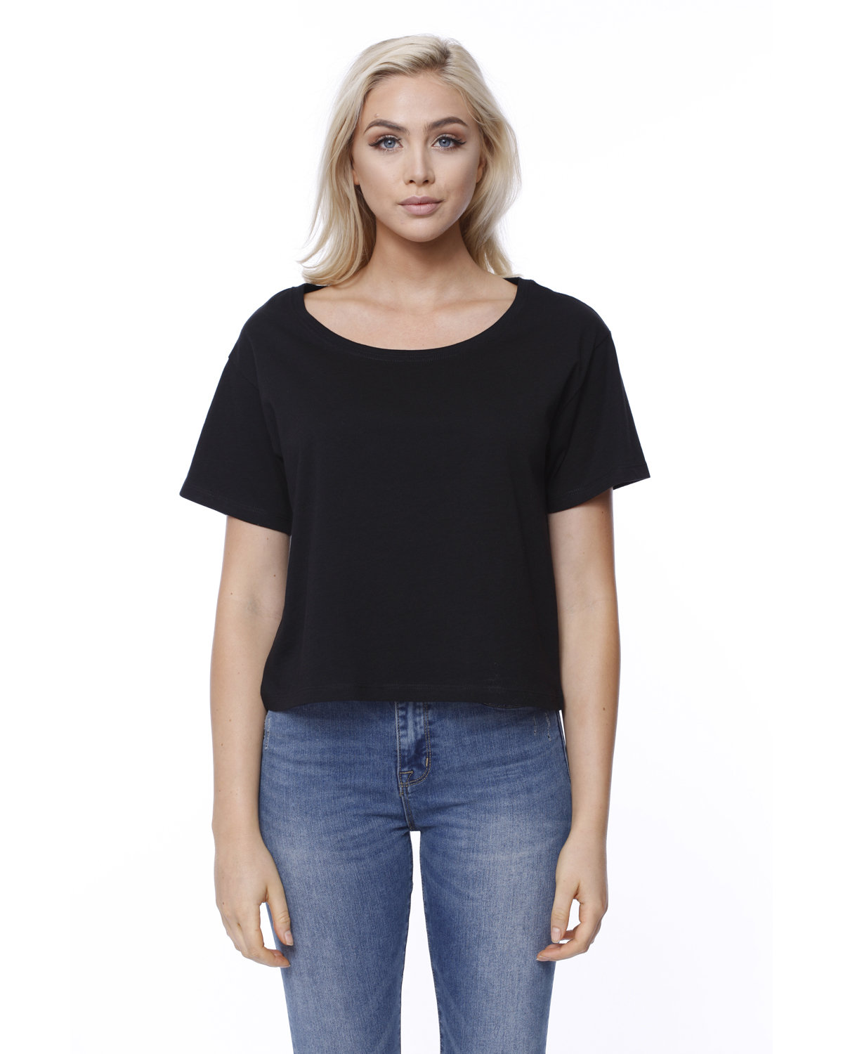 STAR TEE Ladies' Boxy Cotton T-Shirt
