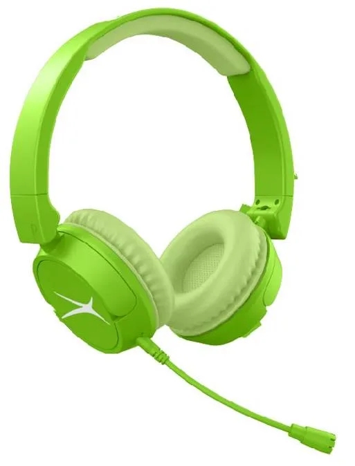 Altec Lansing Green Kid Friendly 3-In-1 Headphone