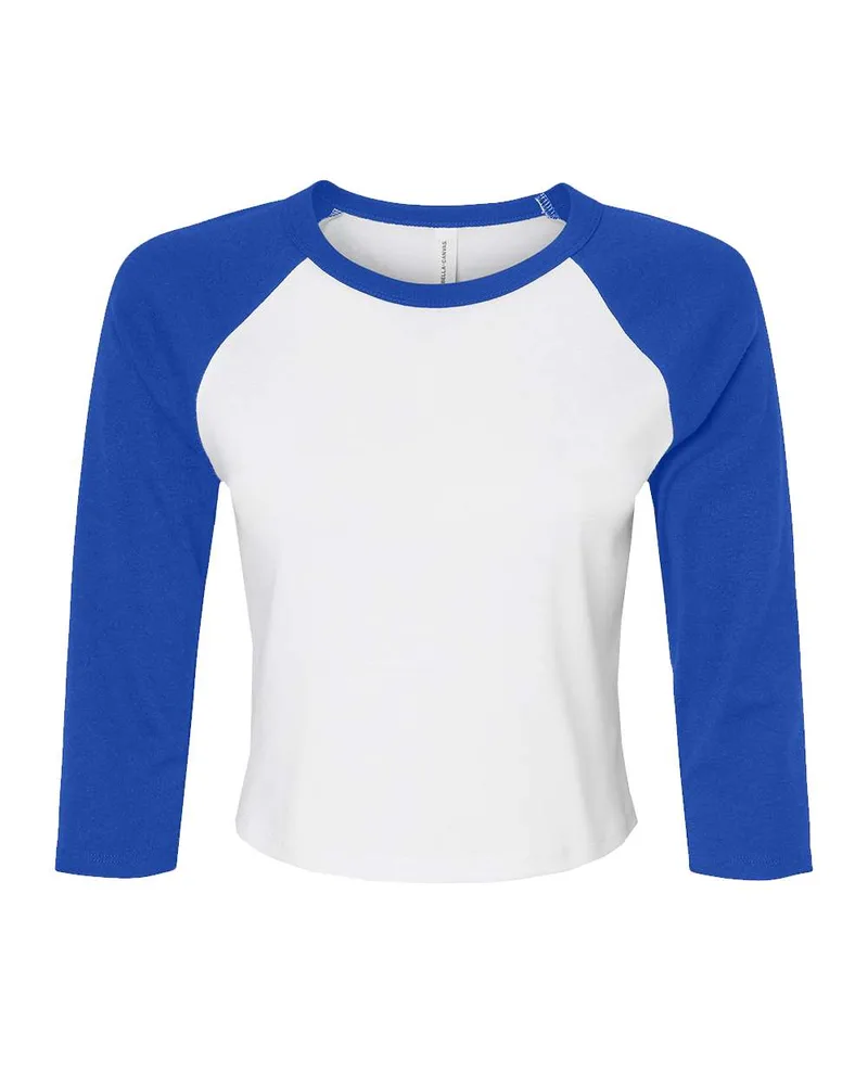 White / True Royal Blue