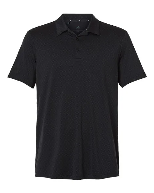 Adidas® Men's 4-Way Stretch Printed Polo Shirts view 2