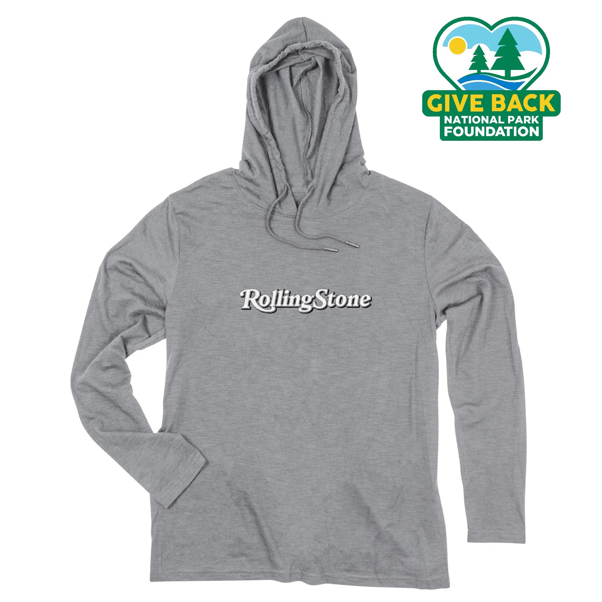 ACE Adult Long Sleeve Slub Hooded T-Shirt view 4
