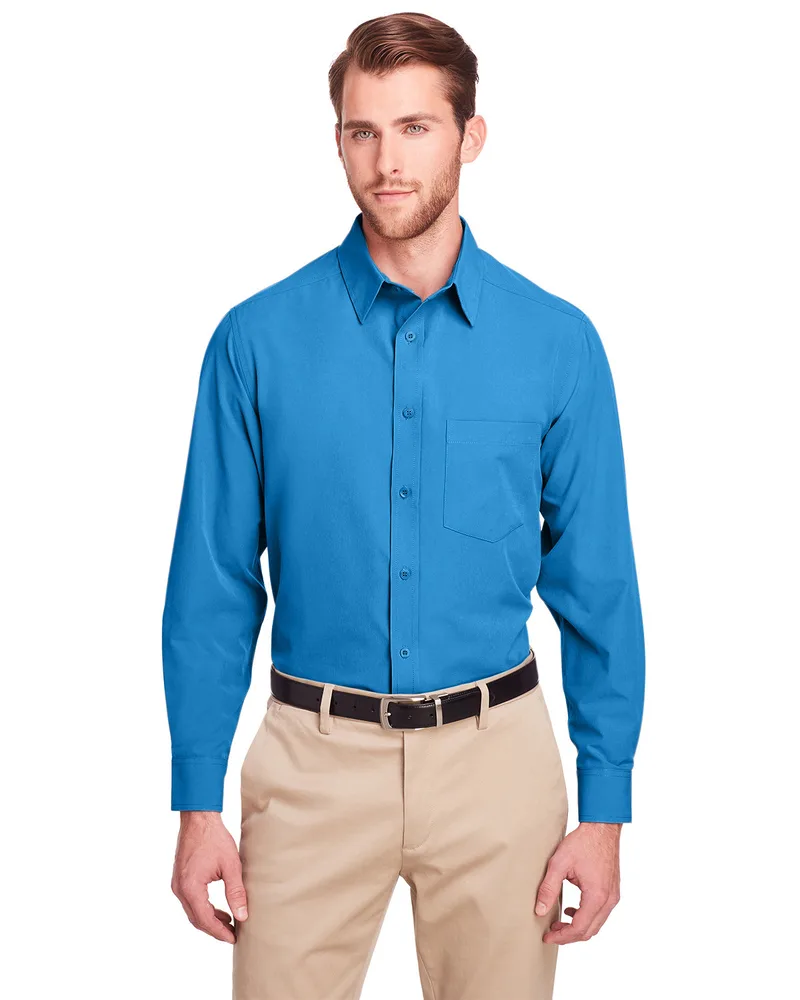 ULTRACLUB Men's Bradley Performance Woven Shirt view 4