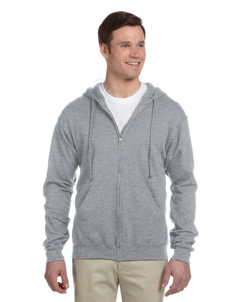 Jerzees Adult NuBlend® Fleece Full-Zip Hooded Sweatshirt view 2
