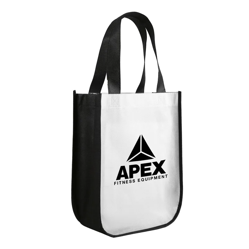 Yuma Curved Bottom Non-Woven Tote Bag view 5