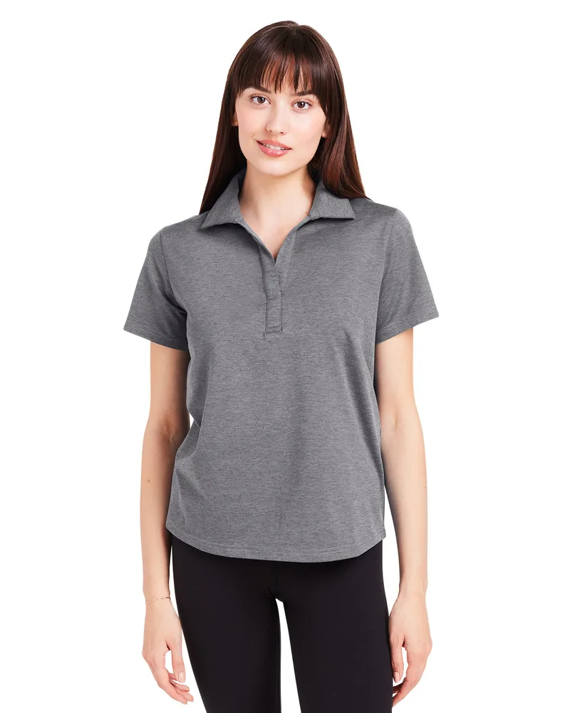 GLYDER LLC Ladies' Marbled Fairway Polo