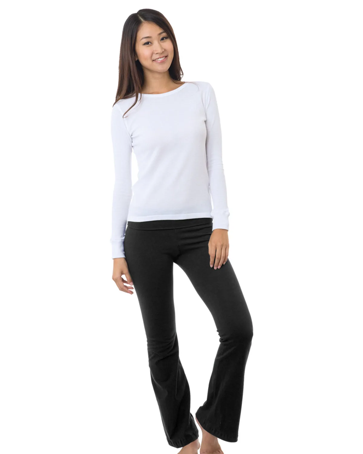BAYSIDE Ladies' USA Made Yoga Pants