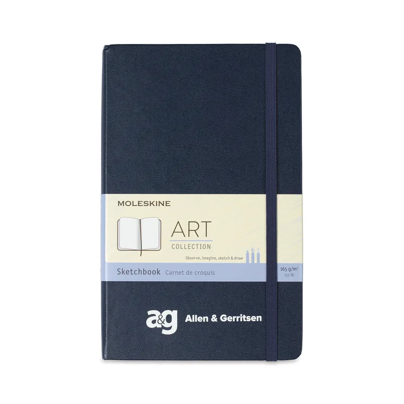 Moleskine® Hard Cover Large Sketchbook - Sapphire Blue