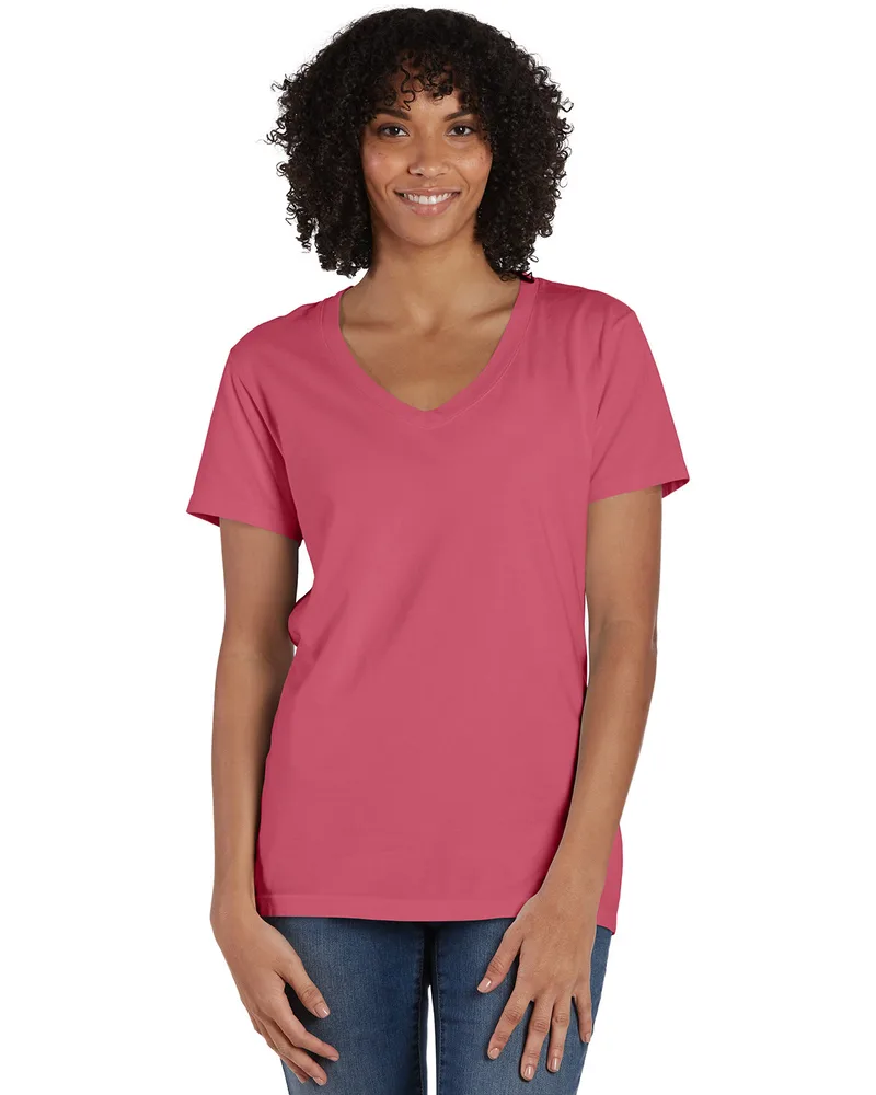 COMFORT WASH Ladies' V-Neck T-Shirt