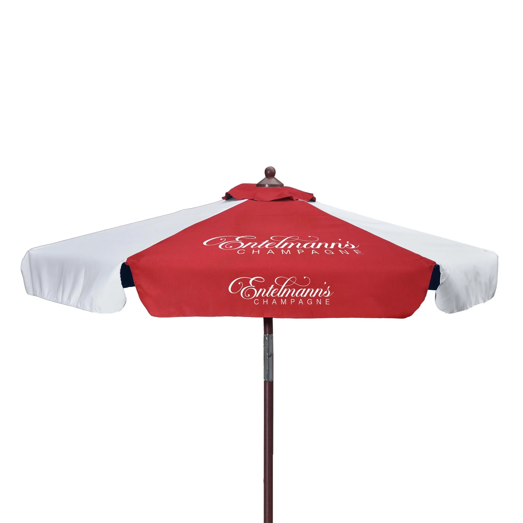 7' Wood Look Tilting Market Umbrella Kit With Valance 2 Imp view 5