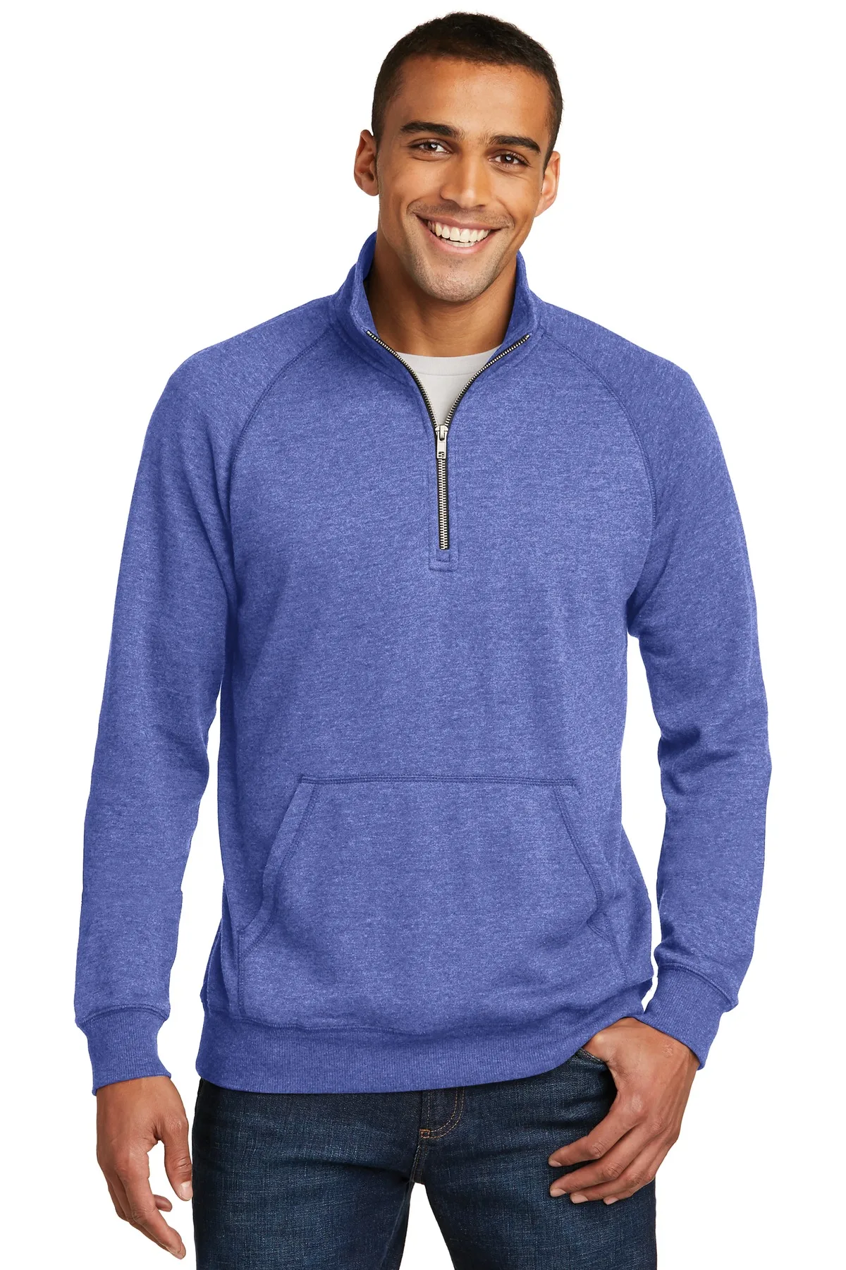 District® Lightweight Fleece 1/4-Zip. view 3