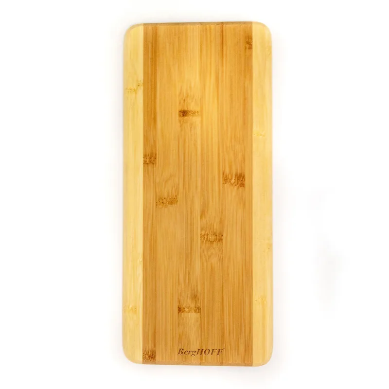 BergHoff Bamboo Long Rectangular Cutting Board, Two-Toned, 14.2X6X0.7"