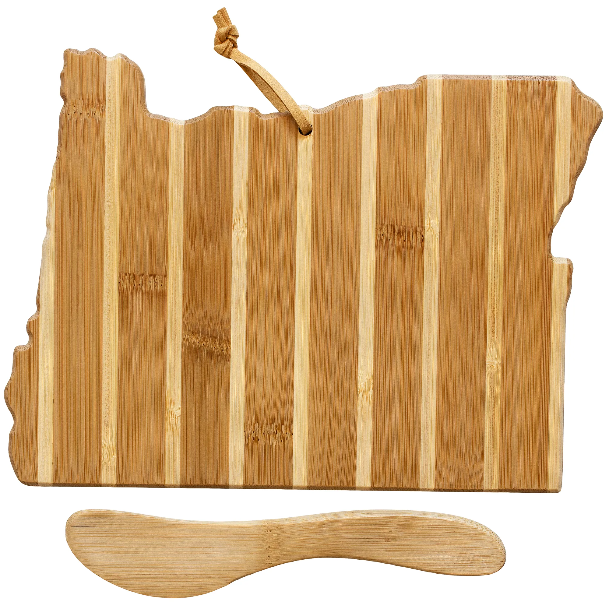 Oregon Charcuterie Board with Spreader Knife Gift Set view 2