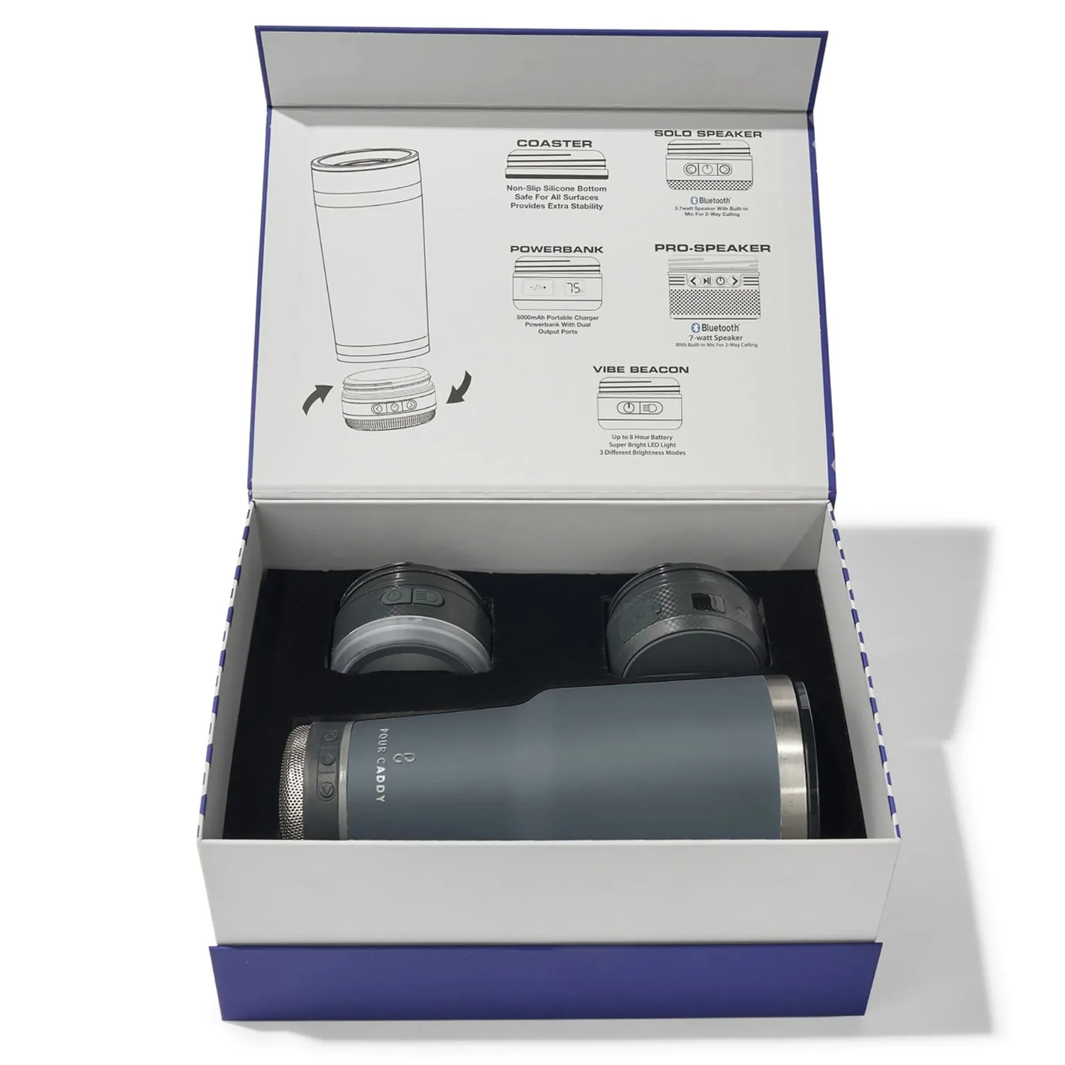 Pour Caddy® Go Caddy 28 Oz. Tumbler Gift Set view 6