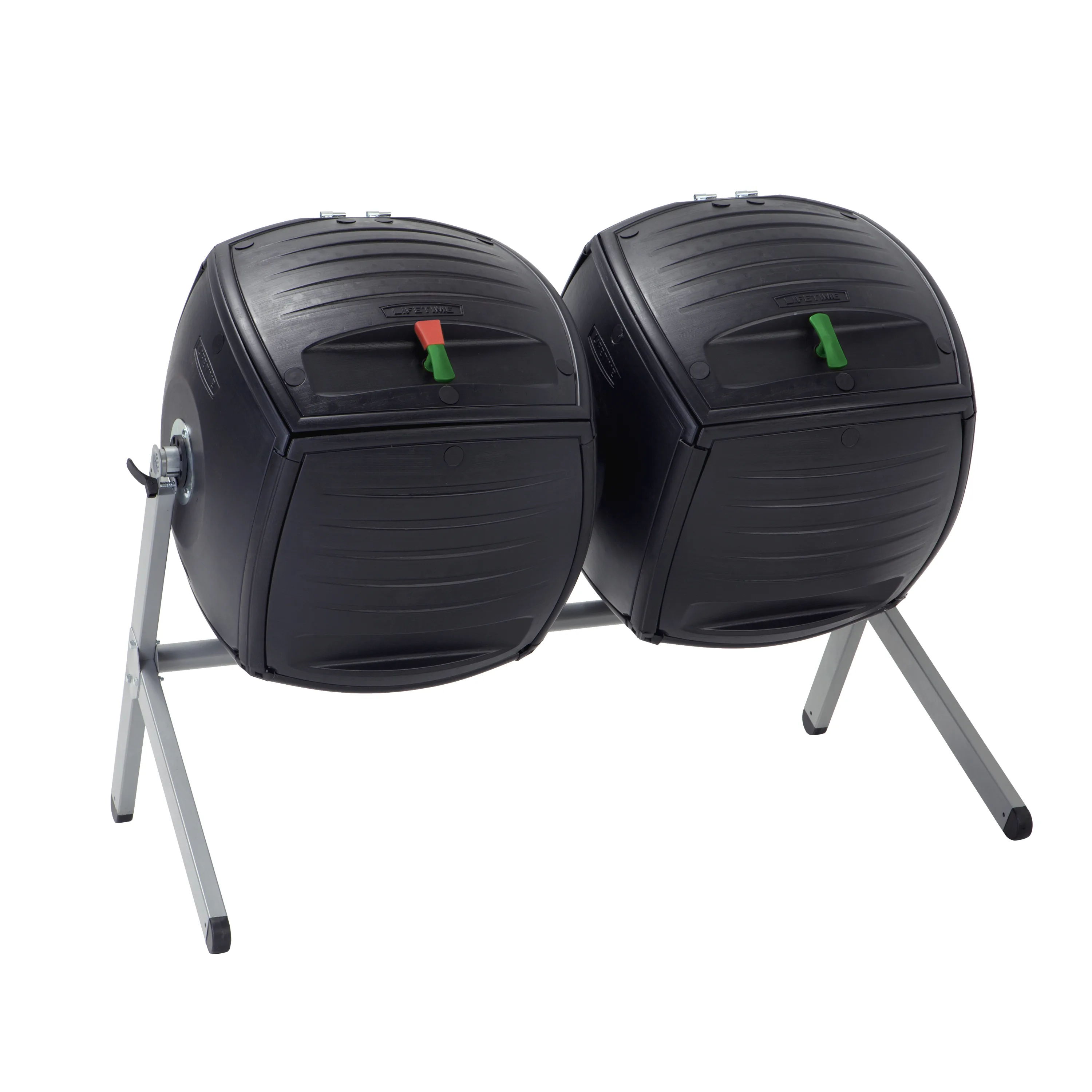 Lifetime Products Composter, 50 Gallon, Double, Black