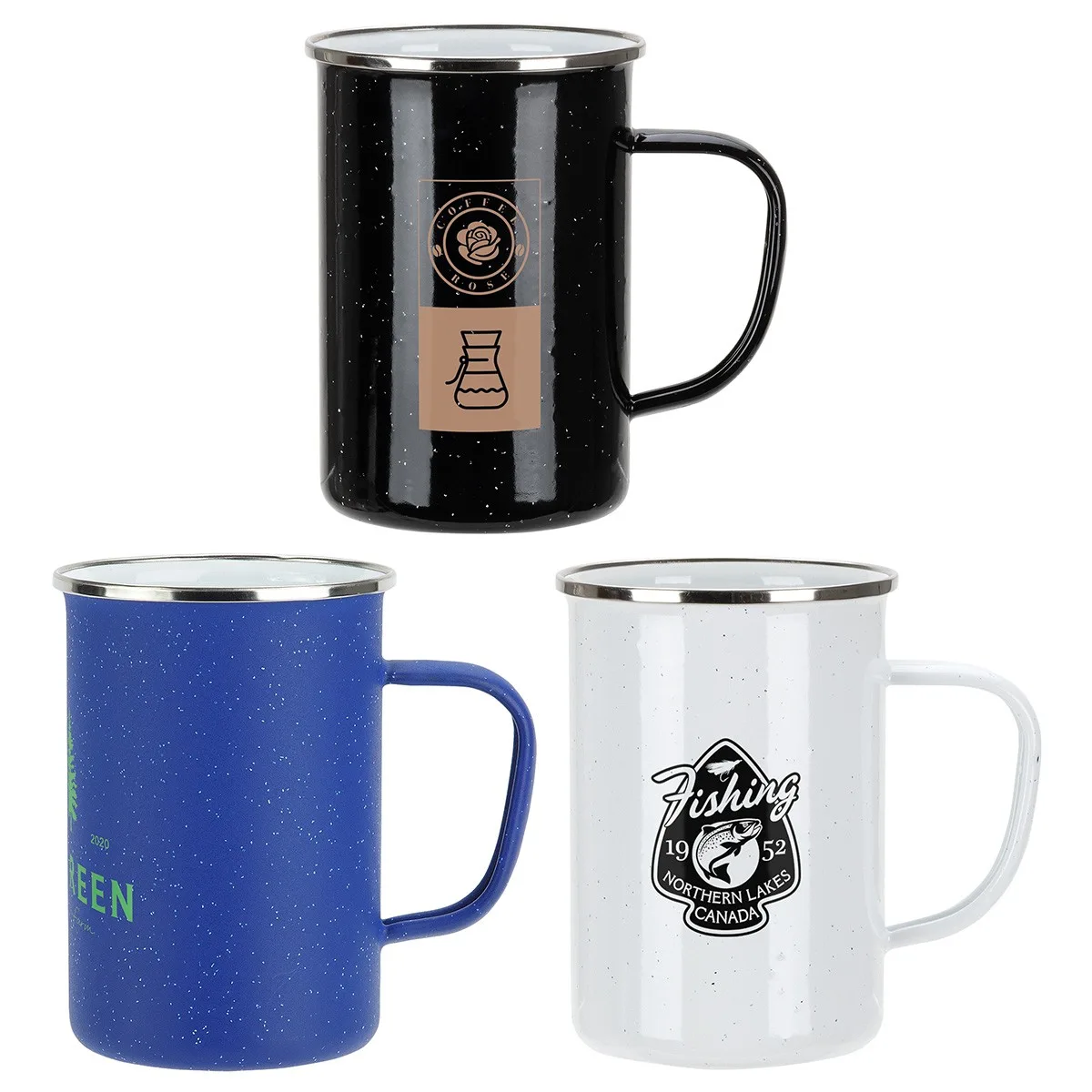 Caldron 22 oz Enamel-Lined Iron Mug view 2