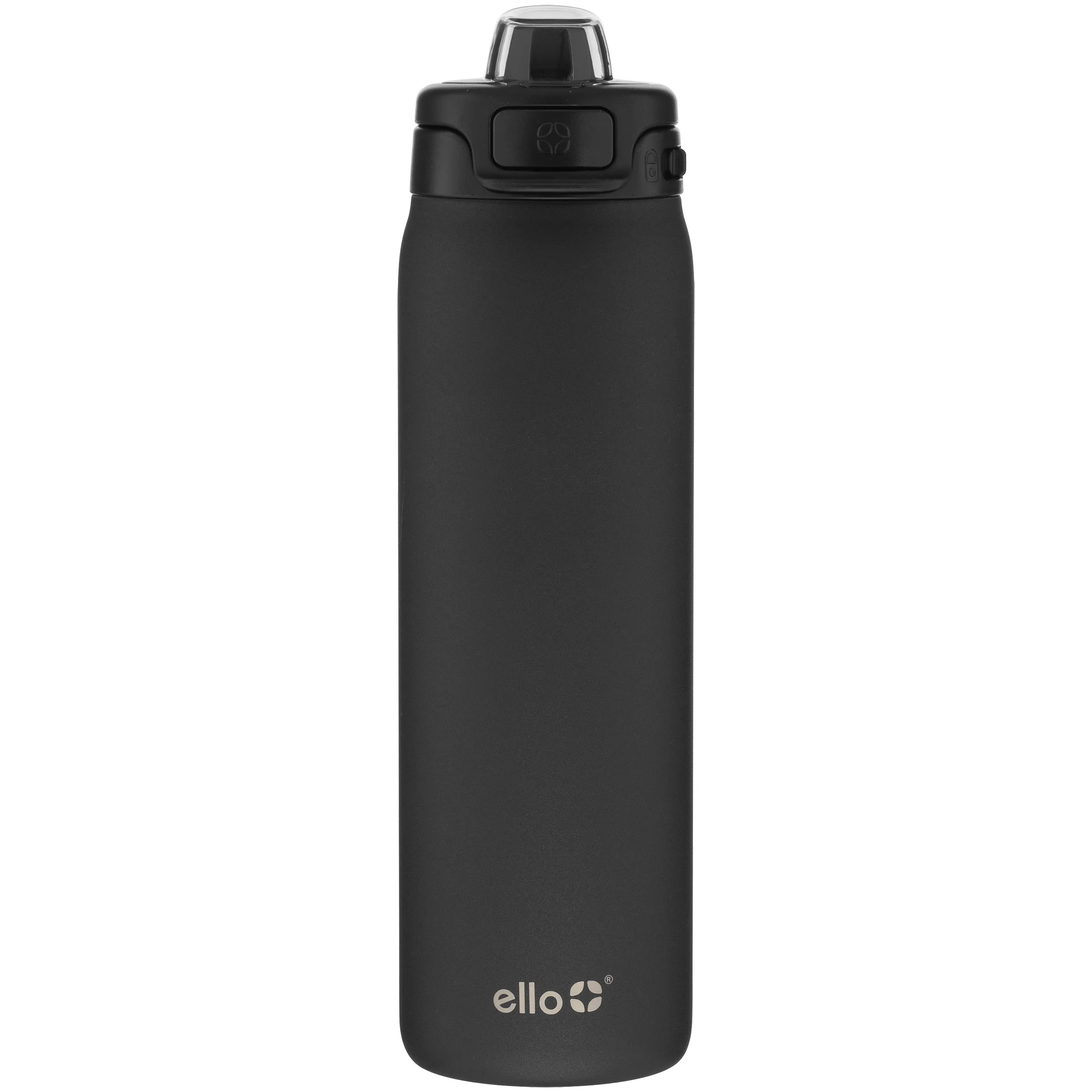 22 oz Ello Pop & Fill Water Water Bottle (Black) view 2