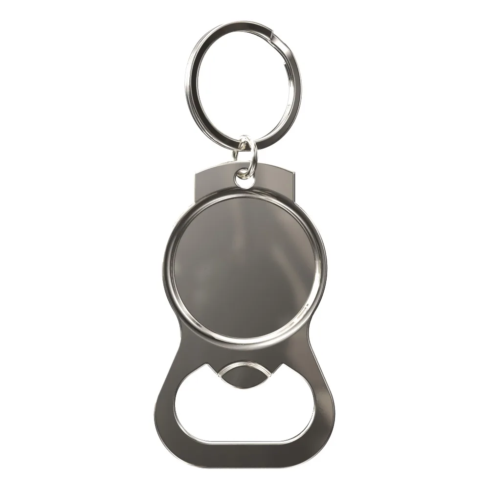 Vibraprint® Bottle Opener Key Tag w/ Split Ring view 2
