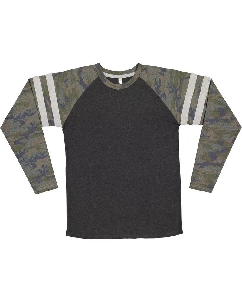 LAT Men's Gameday Mash-Up Long Sleeve Fine Jersey T-Shirt view 2